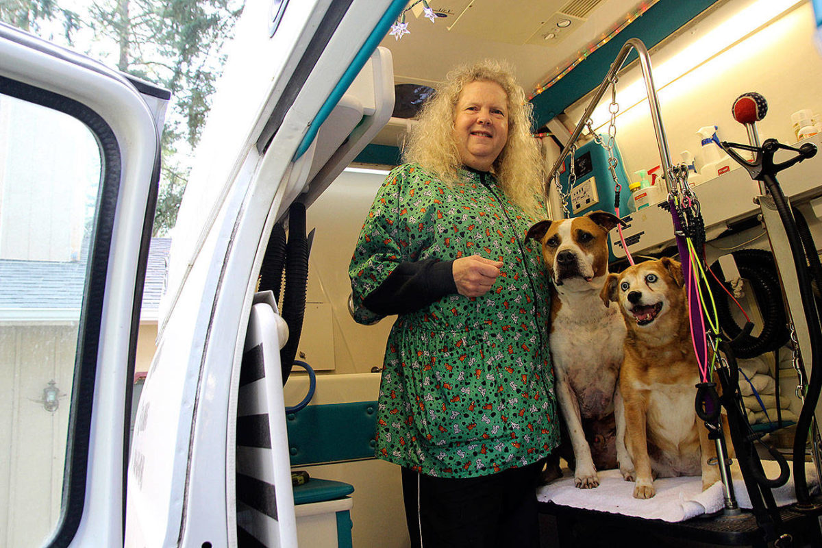 Dog grooming service rolls in on wheels South Whidbey Record