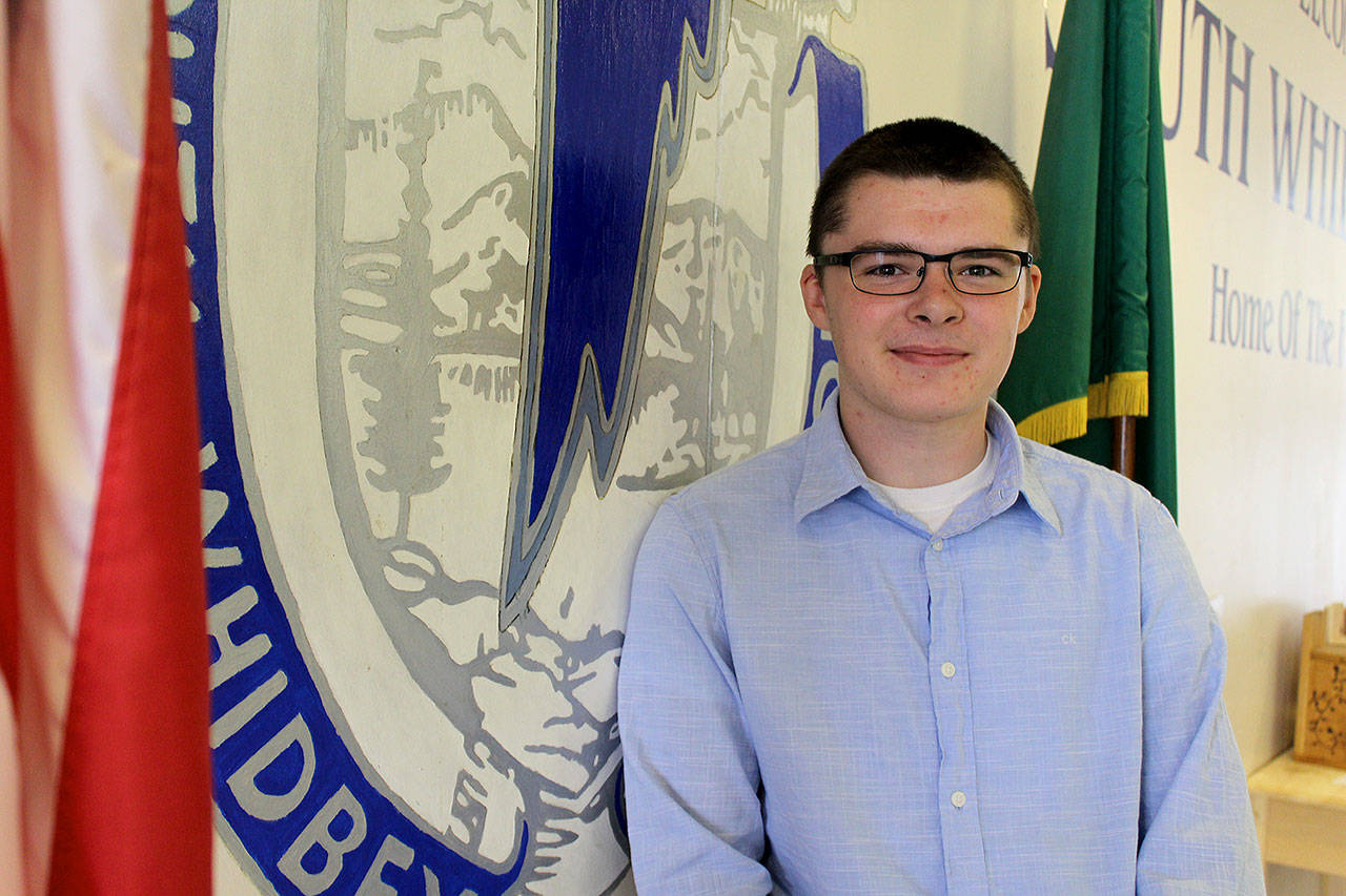 SWHS 2019 valedictorian Michael Maddux (Photos by Patricia Guthrie/South Whidbey Record)