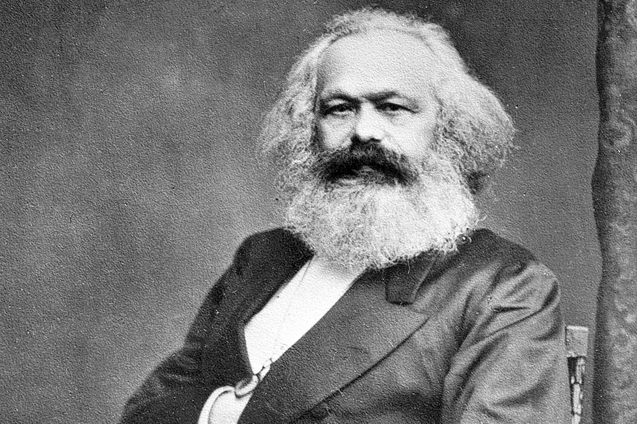 Marx photo causes kerfuffle