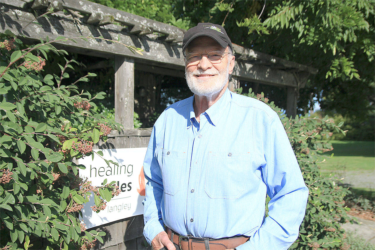 Mental health counselor and Vietnam veteran Jeff Rogers stands outside Healing Circles Langley, where he and Steve Burr will host a new group for combat veterans. Photo by Laura Guido/Whidbey News Group