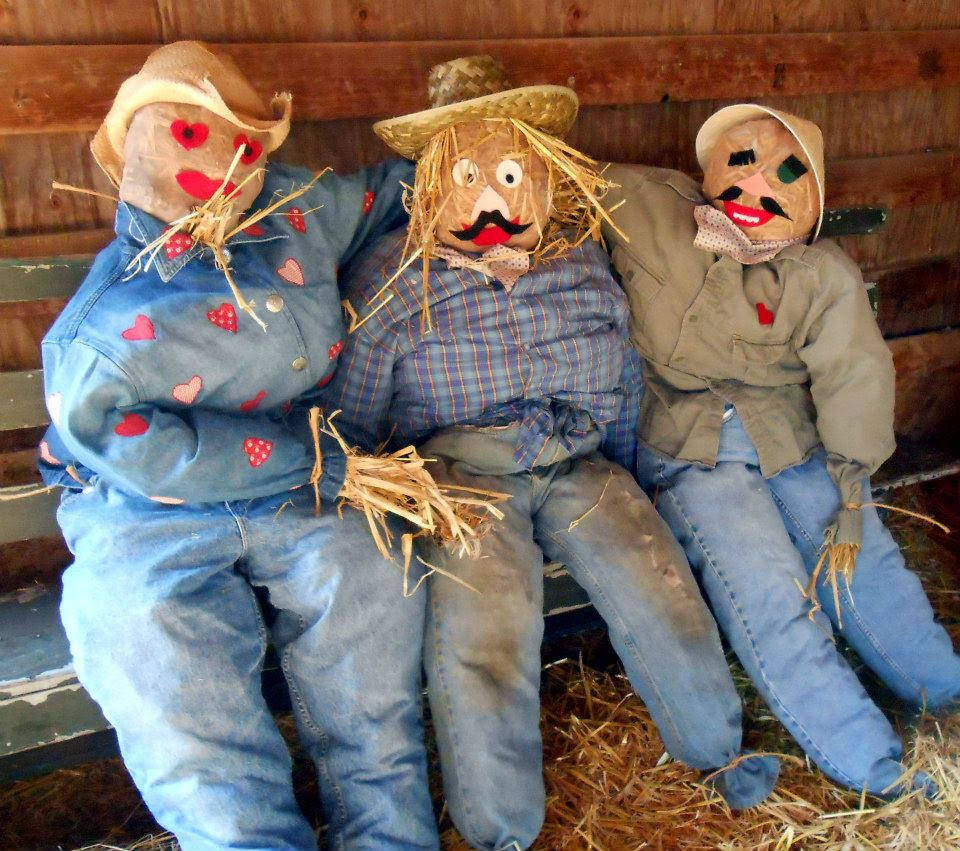 Scarecrows steal the show at the Harvest Festival in Langley. Scarecrow-making is open to everyone on Oct. 5 at the Whidbey Island Fairgrounds. (Photo courtesy of Whidbey Island Fair Association)