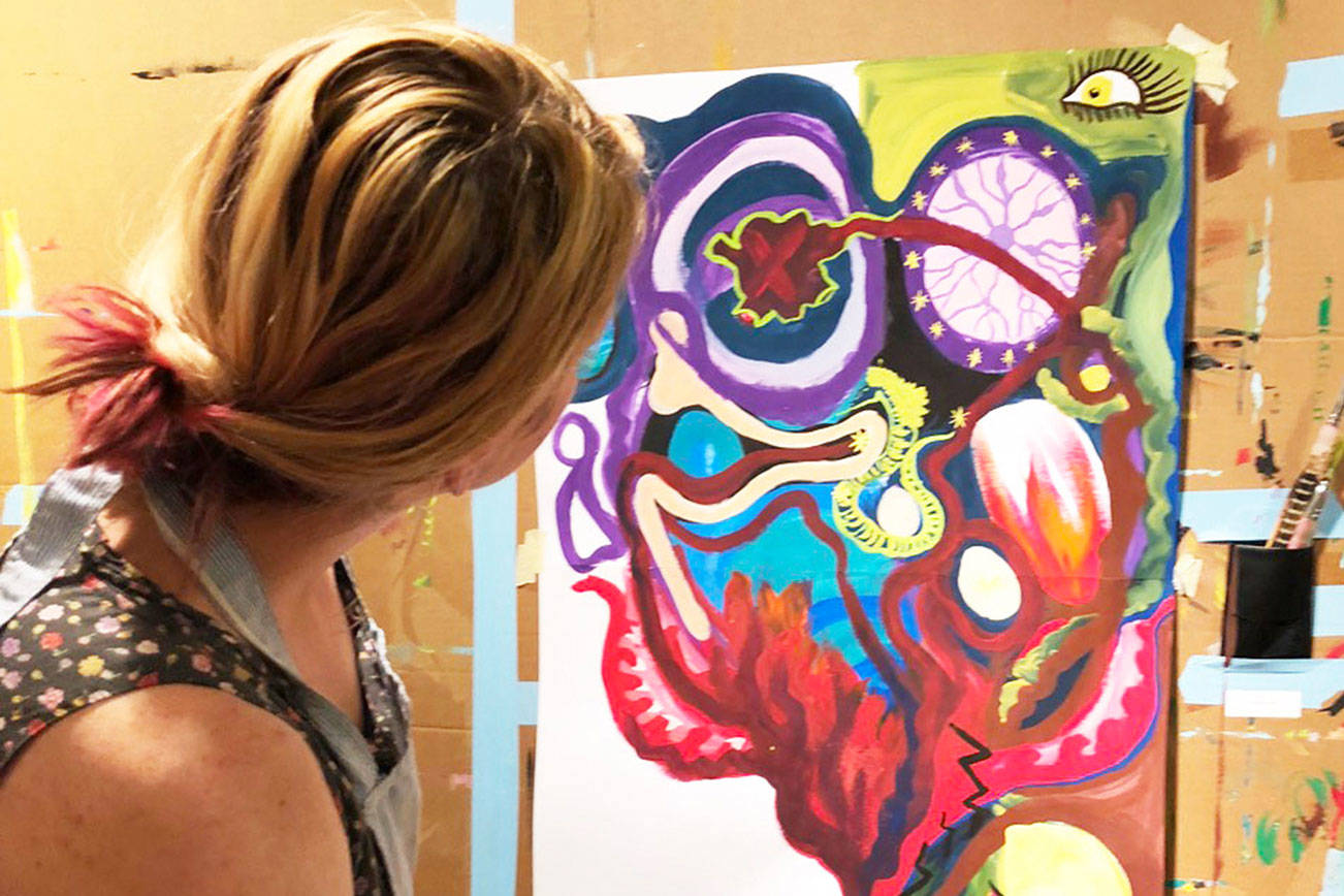 Splashing the fairgrounds with color