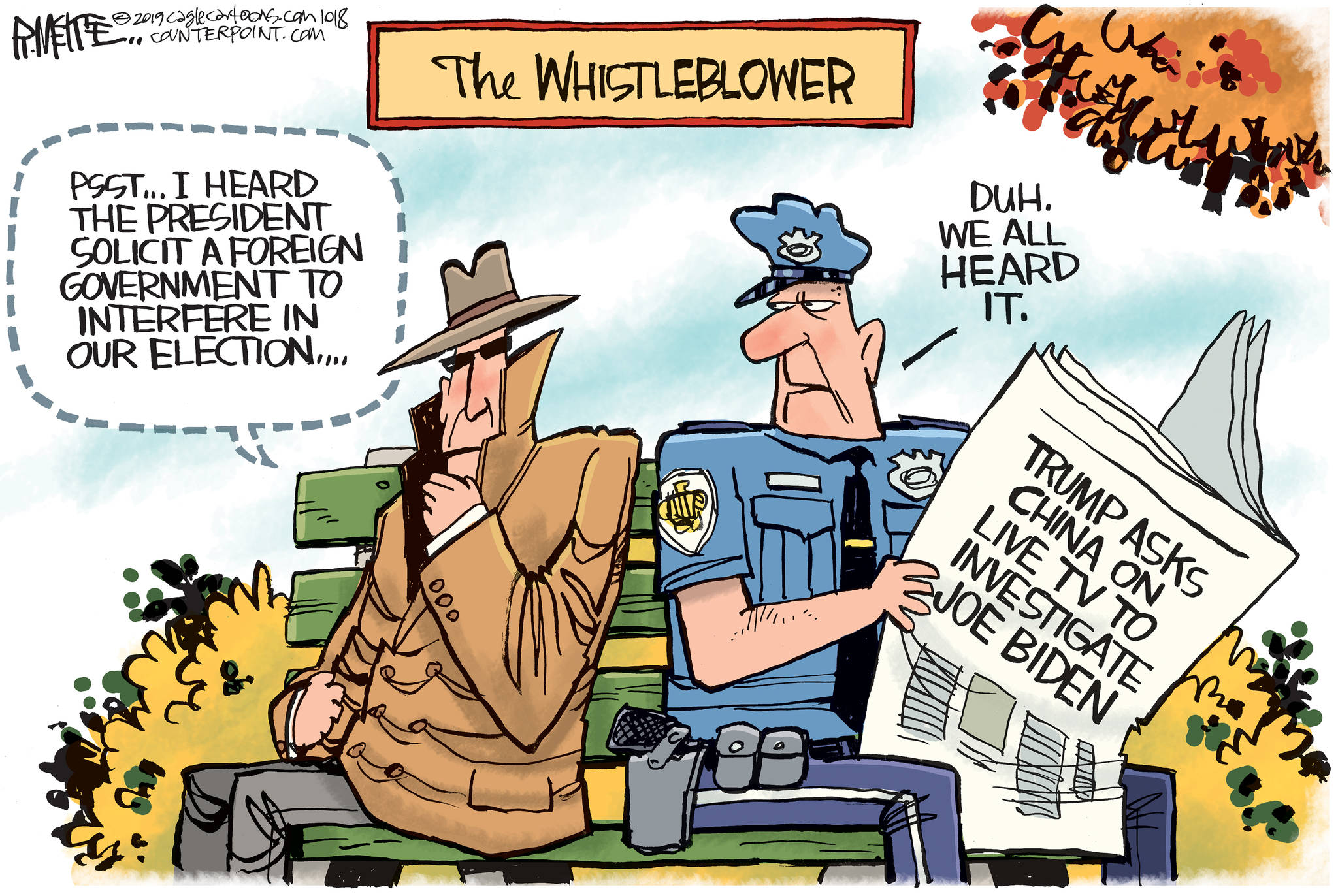 Cartoon for Oct. 9, 2019