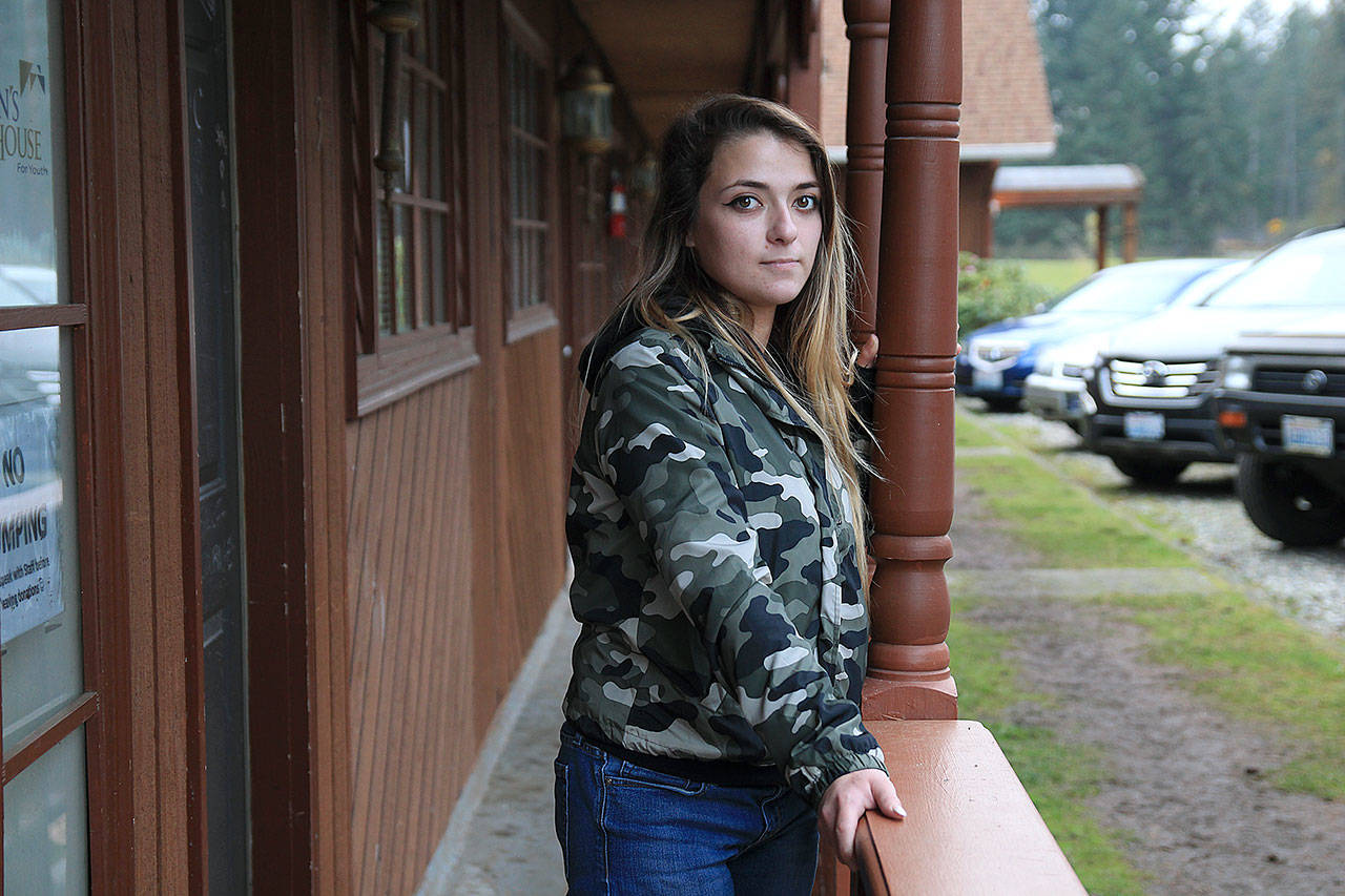 Victoria Brown was homeless when she left drug treatment to live at Ryan’s House for Youth in Coupeville. Photo by Laura Guido/Whidbey News Group