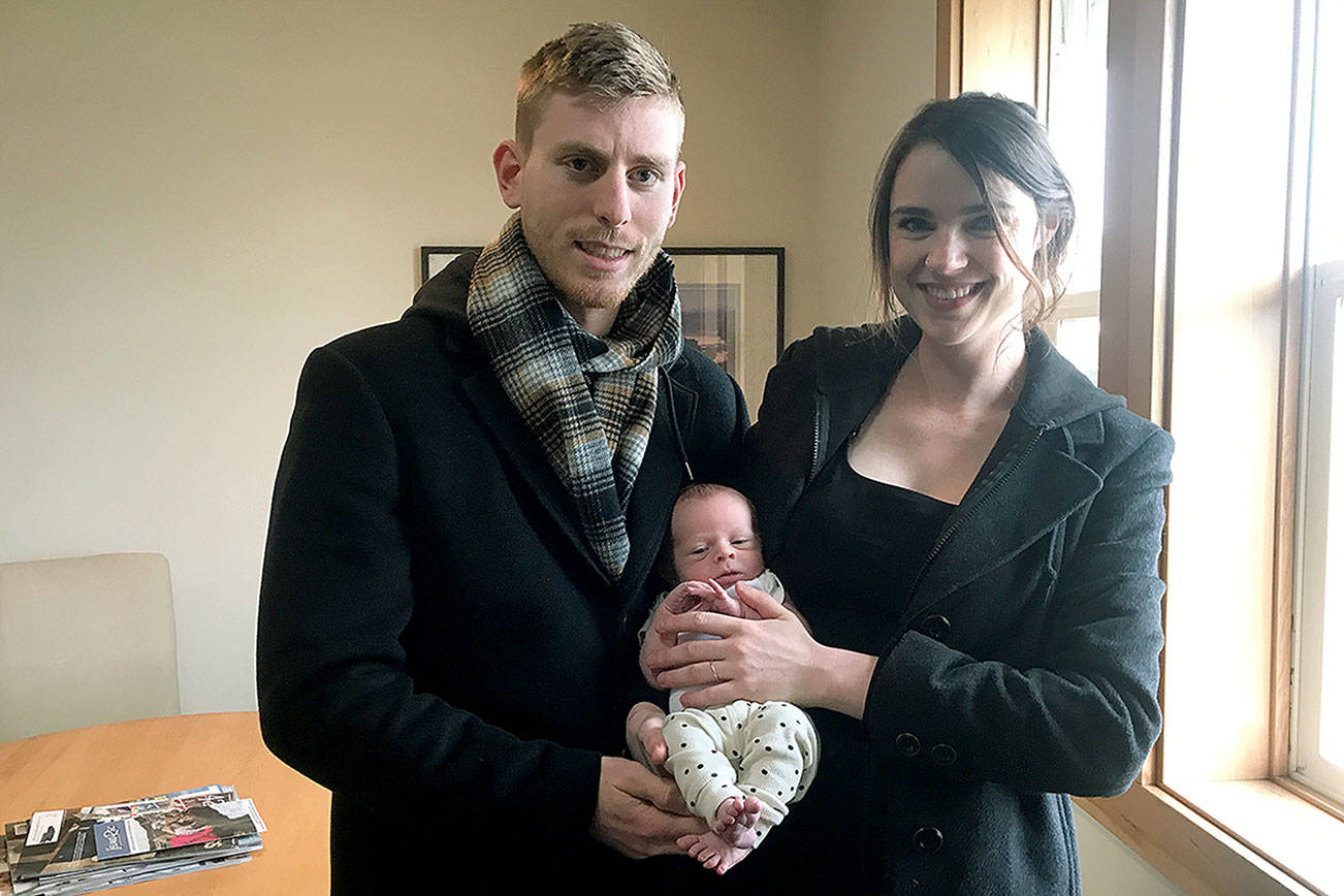 Friday Harbor couple welcomes first Whidbey baby of 2020