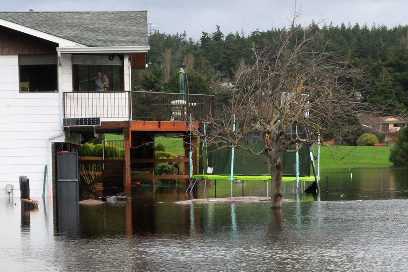 North Whidbey family evacuated amid deluge