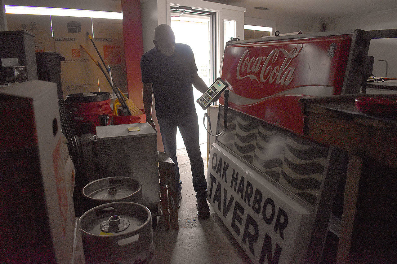 Photo by Emily Gilbert/Whidbey News-TimesThe Oak Harbor Taverns new owner, Kenneth Peplinski, said he plans to reopen one of the oldest bars in Washington after COVID-19 is over and he can find a new building.