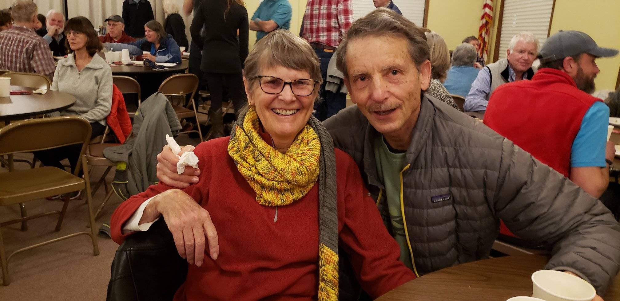 Lynn and Blake Willeford at the 2019 Hearts and Hammers spaghetti dinner. Lynn Willeford passed away last Sunday after a three-year right with brain cancer. She will be missed by many. Photo provided.