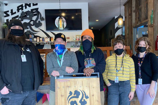 Island Herb is celebrating five years in South Whidbey this April. Experienced budtenders Kyle, Rick, Chase, Liz and Natasha are ready to help customers from 9 a.m. to 8 p.m. daily.