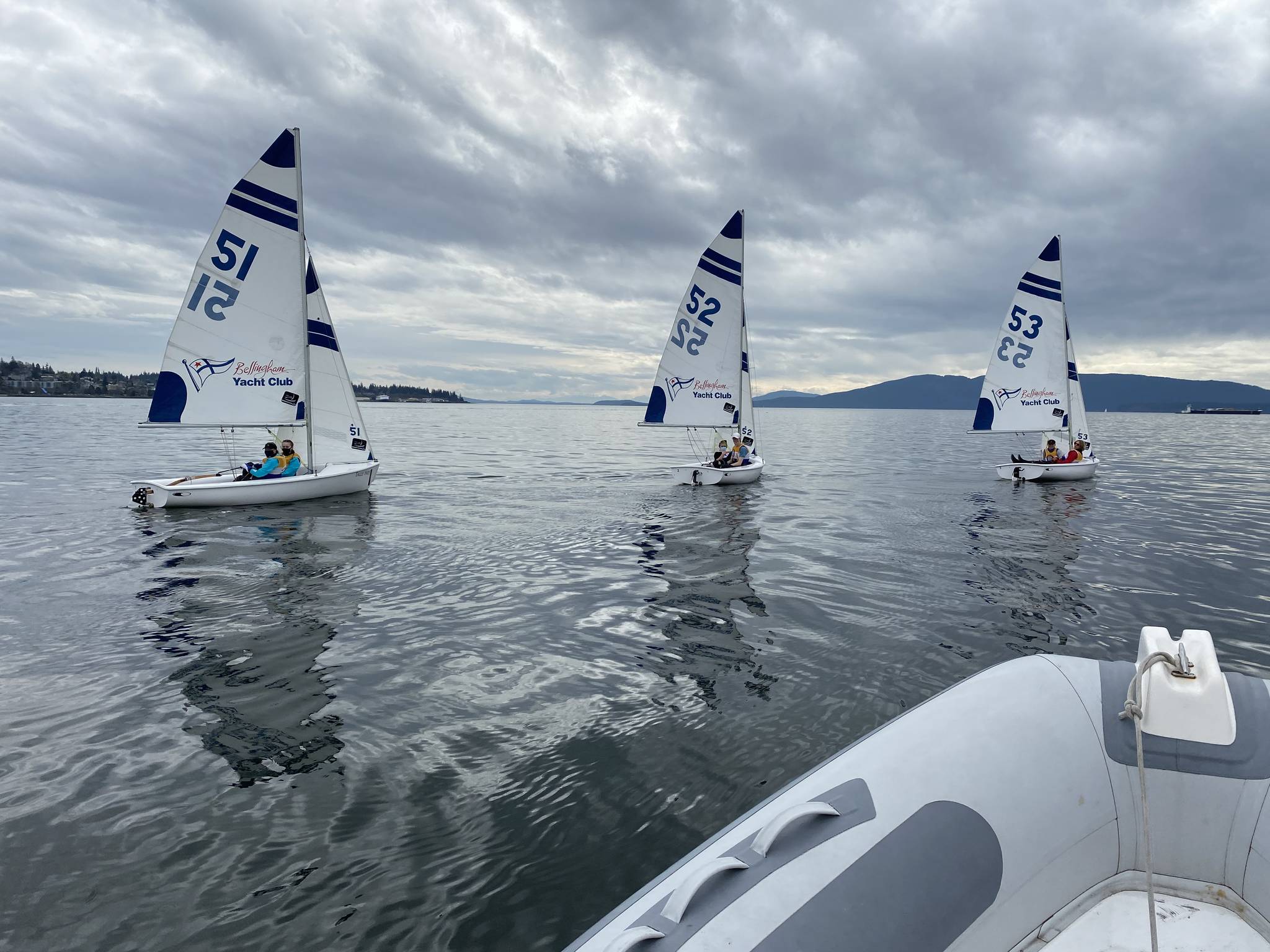 Oak Harbor High Schools sailing team continued its winning ways Saturday with a victory against the Sehome Mariners. Photo by Shawn OConnor