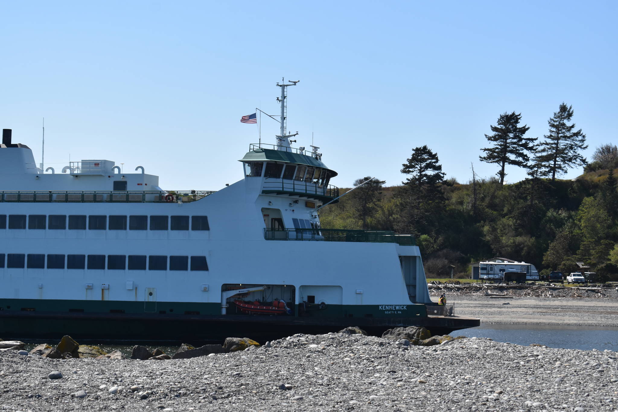 Photo by Emily Gilbert/Whidbey News-Times
The Coupeville-Port Townsend ferry route will stay on one-boat service until at least June 27.