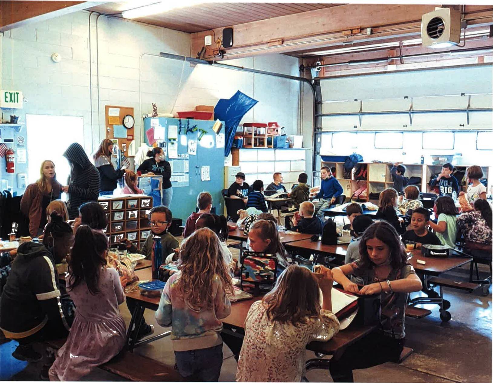Boys and Girls Club members are crowded in their current space at the old Coupeville fire station. (Photo courtesy of the Boys and Girls Club)