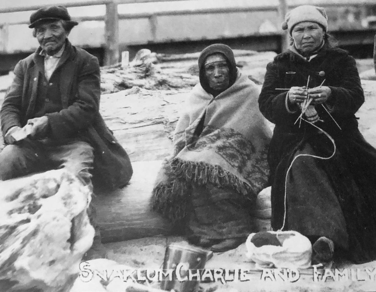 Chief Charlie Snakelum is pictures with Mary (center), his second wife, and another Native American woman. (Photos provided)