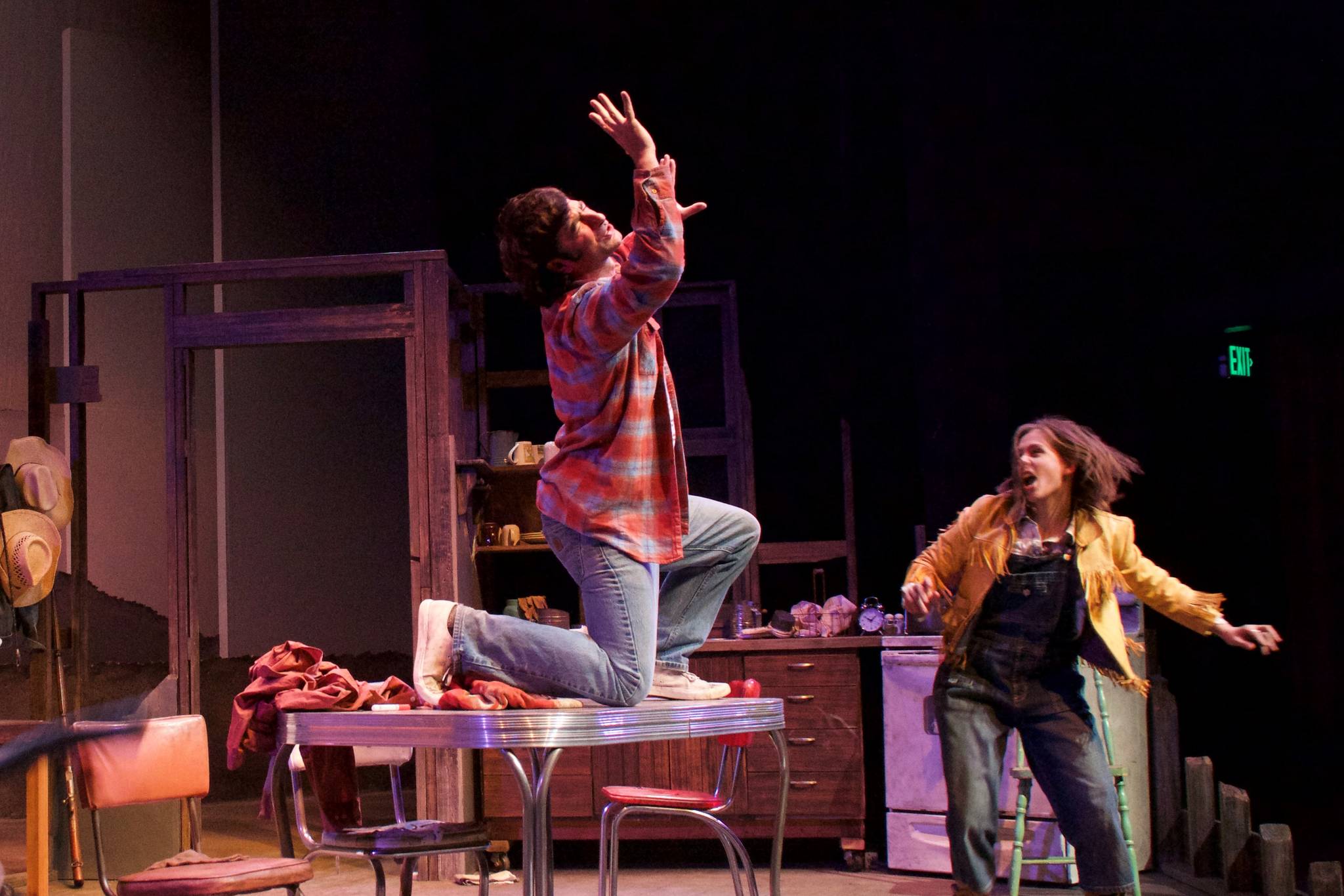 Molly Quade and Ethan Berkley play siblings Emma and Wesley Tate in Curse of the Starving Class. (Photo provided)