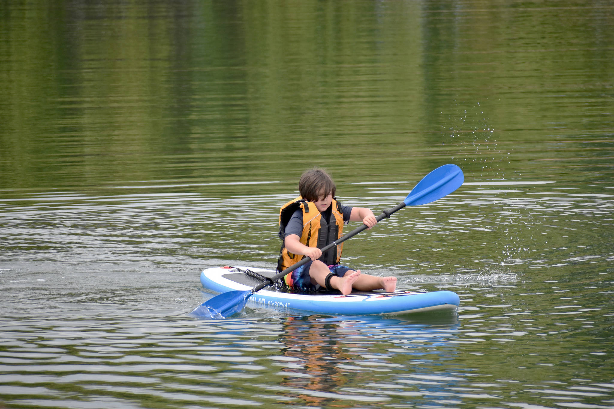 Photo by Emily Gilbert/Whidbey News-Times
North Whidbey Fire and Rescue Chief John Clark said paddlers should know their limits  if kayaking through Deception Pass is too advanced, learning to paddle at the lagoon in Windjammer Park may be a safer option.