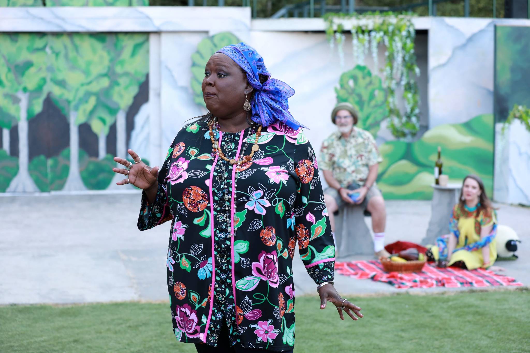 Photo by Michael Stadler
Relda White-Weagant plays Jacques in the Island Shakespeare Festivals rendition of As You Like It. This season, the theater company opted to put on only one show.