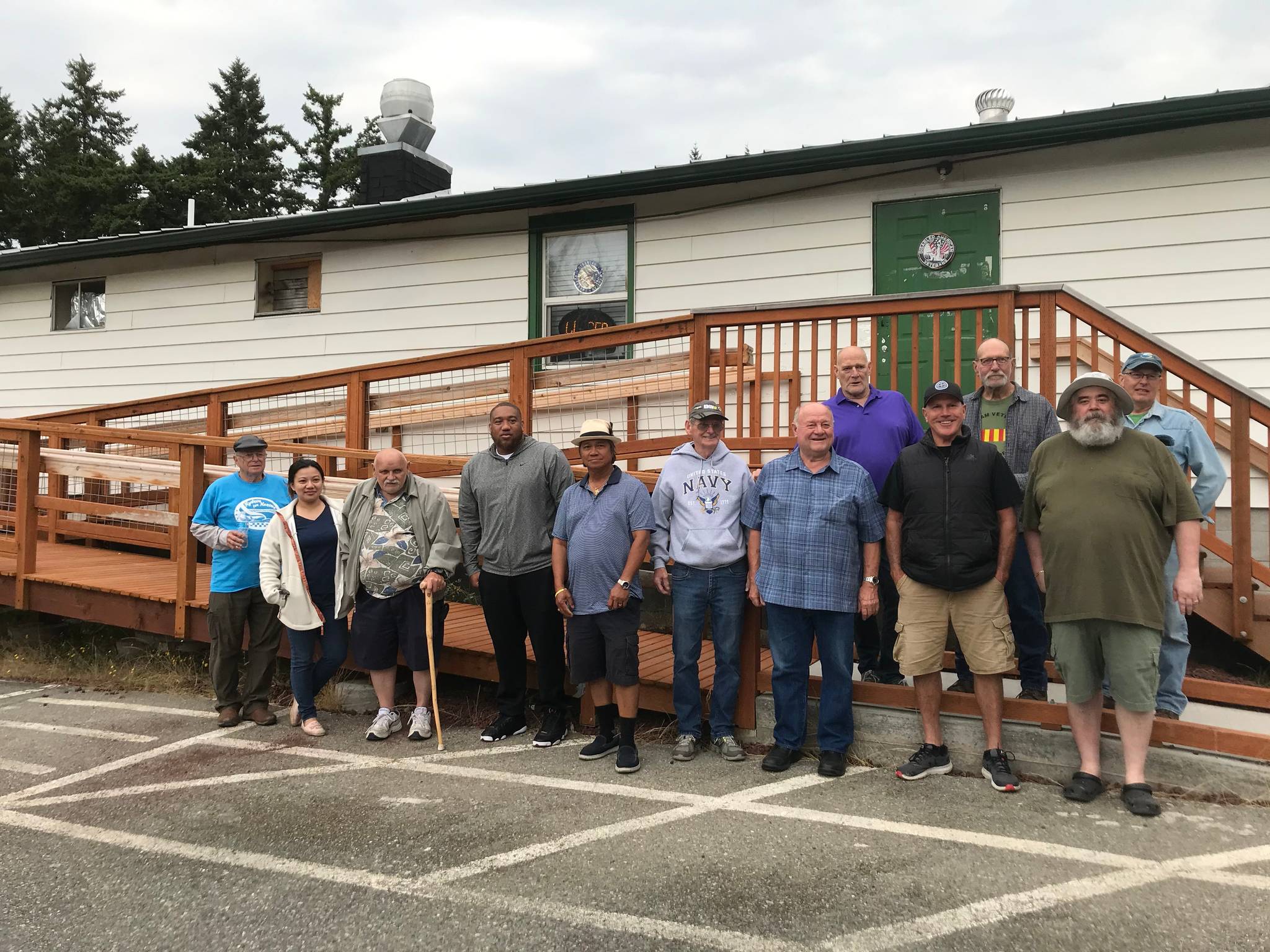 Photo provided by John Callahan
Disabled American Veterans built a ramp to make its Oak Harbor location more wheelchair-accessible. Construction was completed this summer.