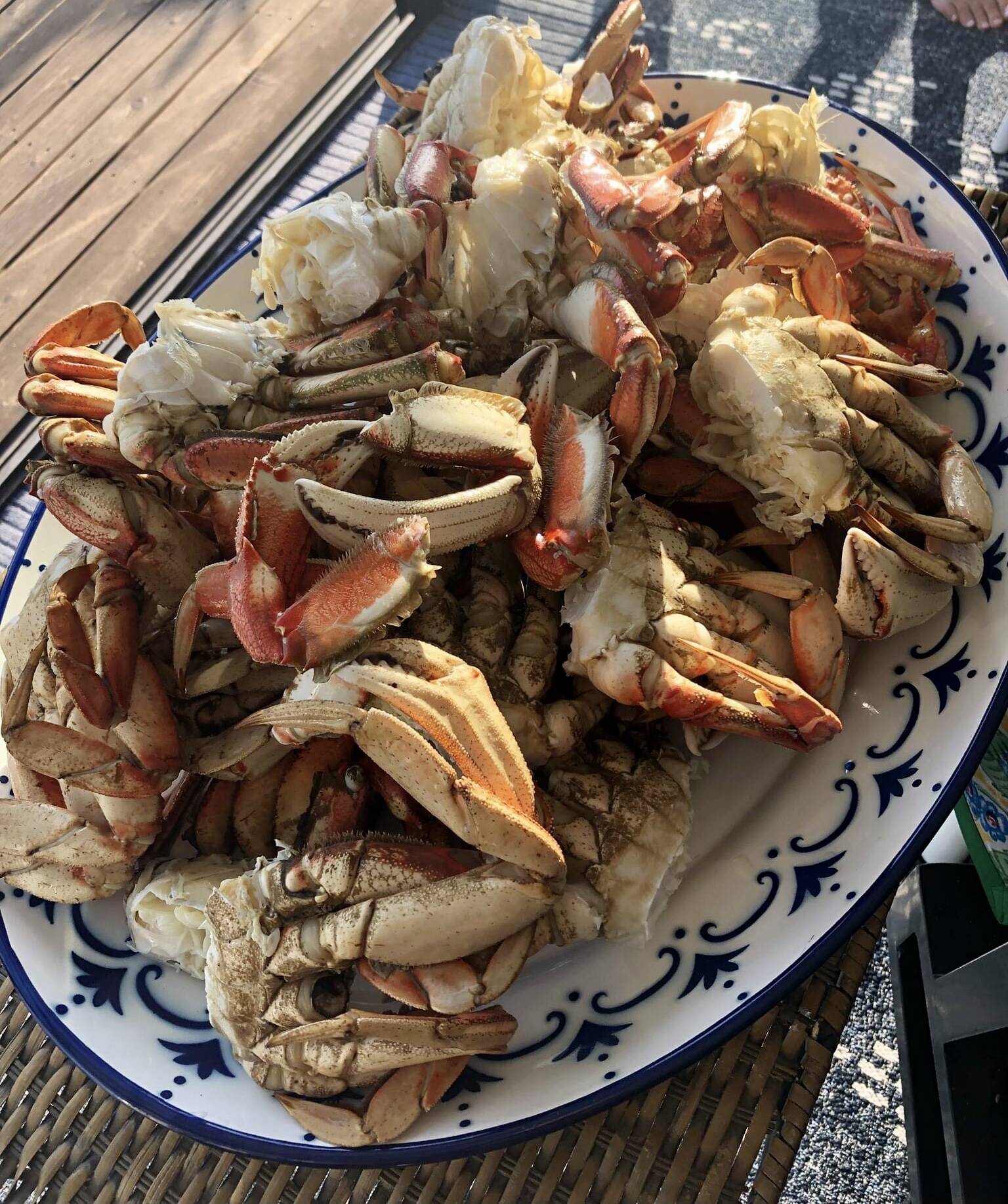 Photo by Emily Gilbert/Whidbey News-Times
This could be coming to a plate near you now that winter crab season is open through the end of the year.