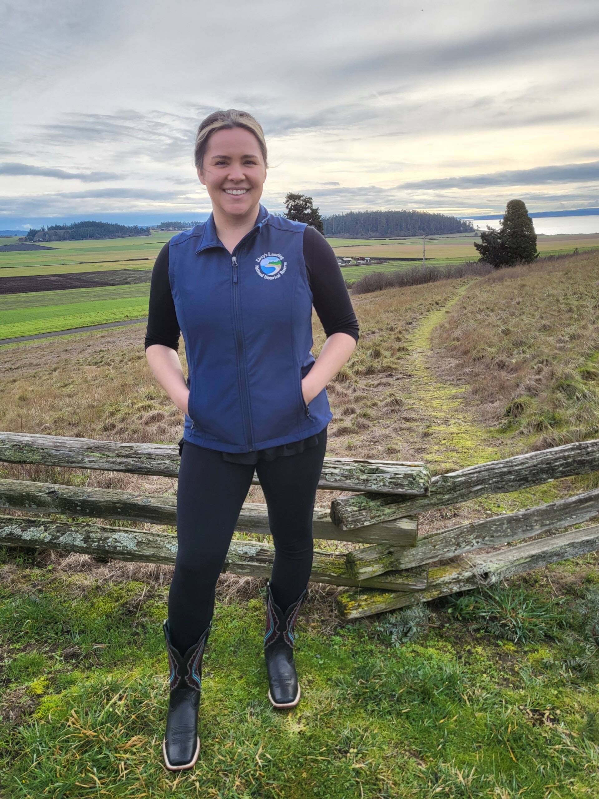 Photo provided
Marie Shimada enjoys being surrounded by nature during her first week as manager at Ebeys Reserve.