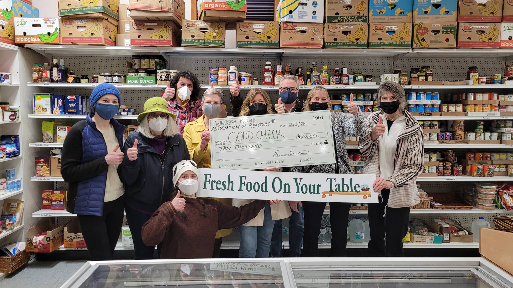 Realtors donate $10K to Good Cheer | South Whidbey Record
