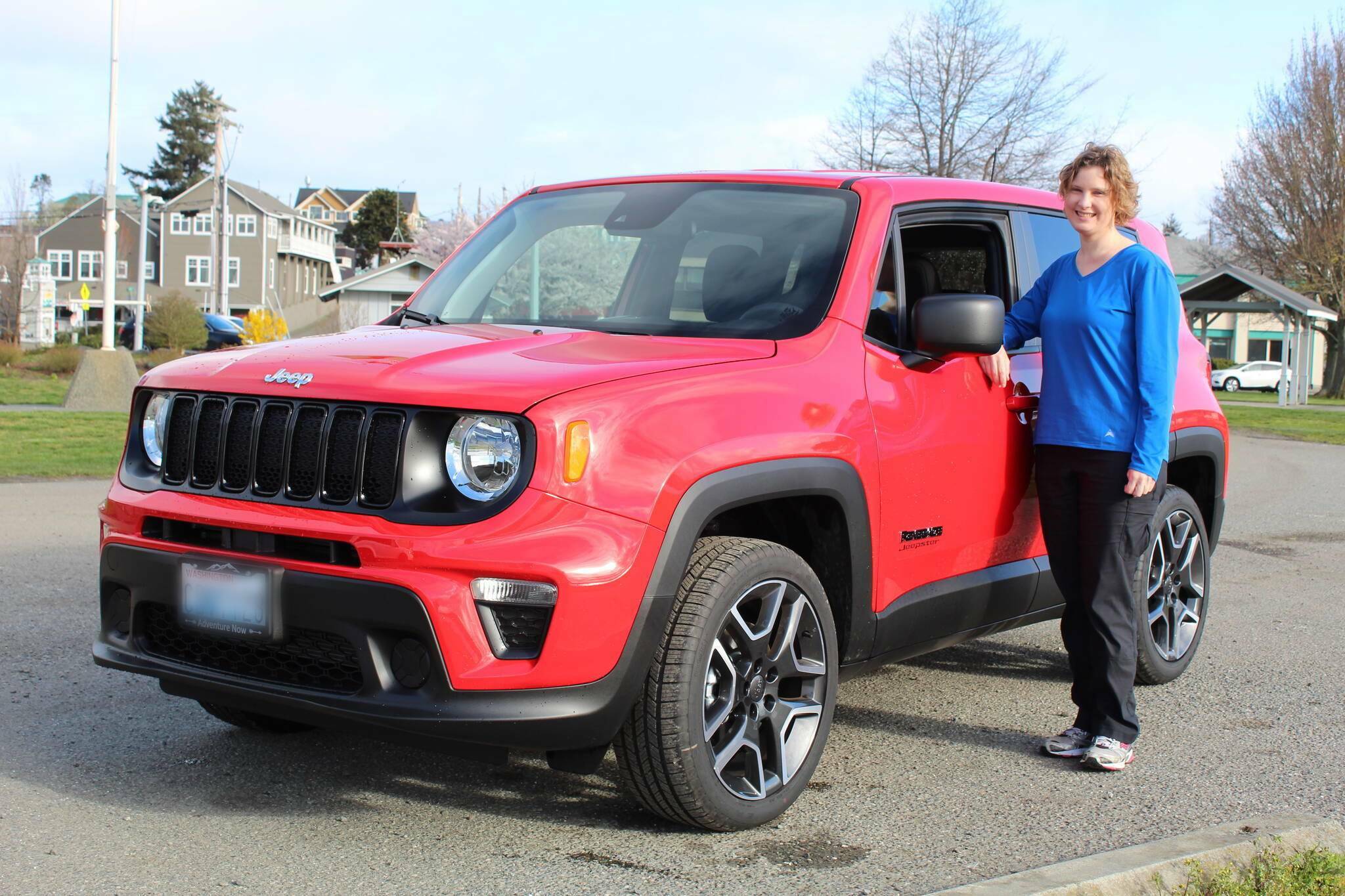 Photo by Karina Andrew/Whidbey News-Times
Natasha Vanderlinden won a new Jeep Renegade in a Bloodworks Northwest sweepstakes sponsored by Haselwood Auto Group. Vanderlinden, who has donated blood more than 30 times, was inspired to give by the statistic that one pint of blood could potentially save up to three lives.