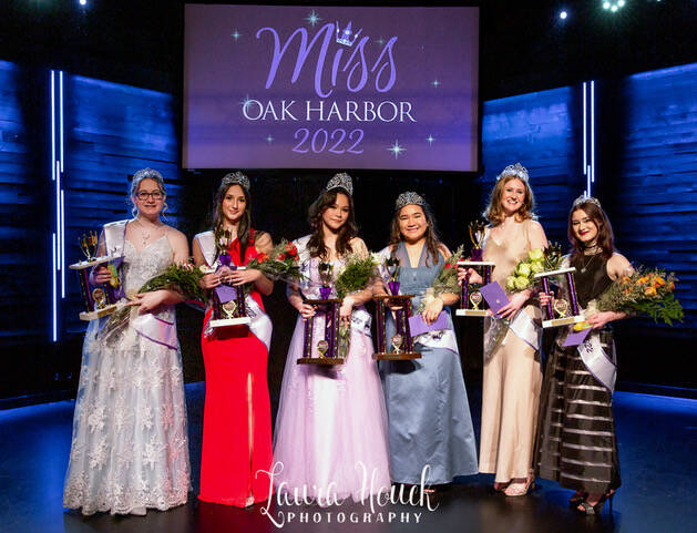 Photo provided
From left, Laurianna Newcomb, Hannah Kunkel, Kiersten Tyson, Thinalyn Ramier, Sara Rhodes and Katie Tanner were crowned Oak Harbor royalty March 19.