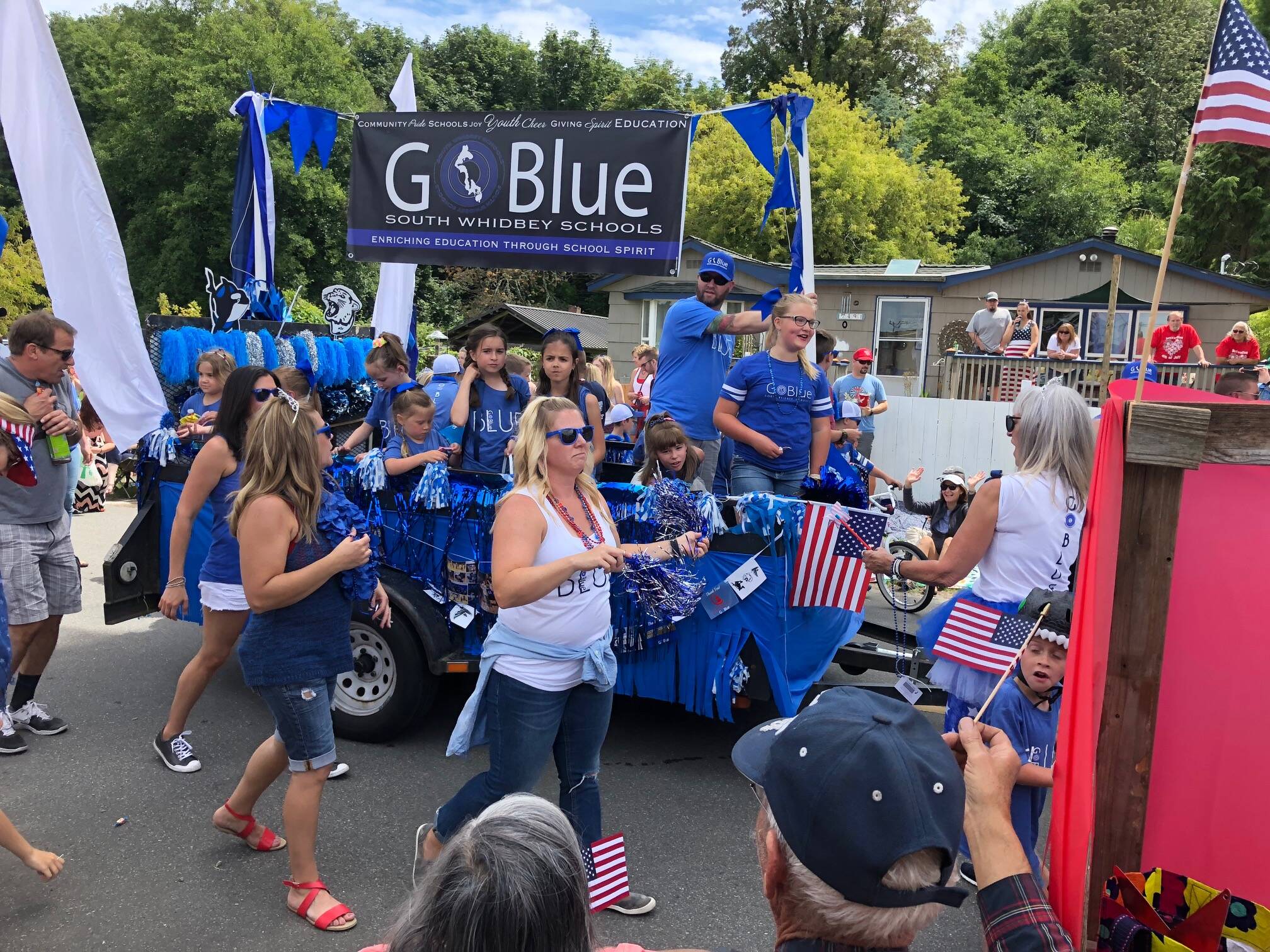 Photos provided
Participants at a former Maxwelton Fourth of July Parade in 2018.