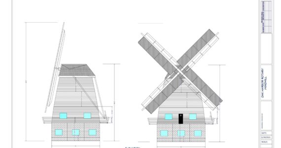 Conceptual drawing of the new windmill.