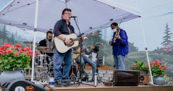 Photo by Matt Sionson
The Erik Christensen Band plays at the pop up plaza.