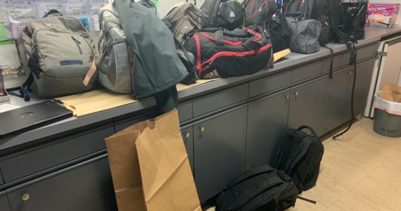 Oak Harbor police photo
Officers recovered more than a dozens bags from suspected thieves.
