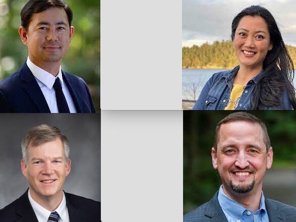 Clyde Shavers, Karen Lesetmoe, Rep. Dave Paul and Rep. Greg Gilday.