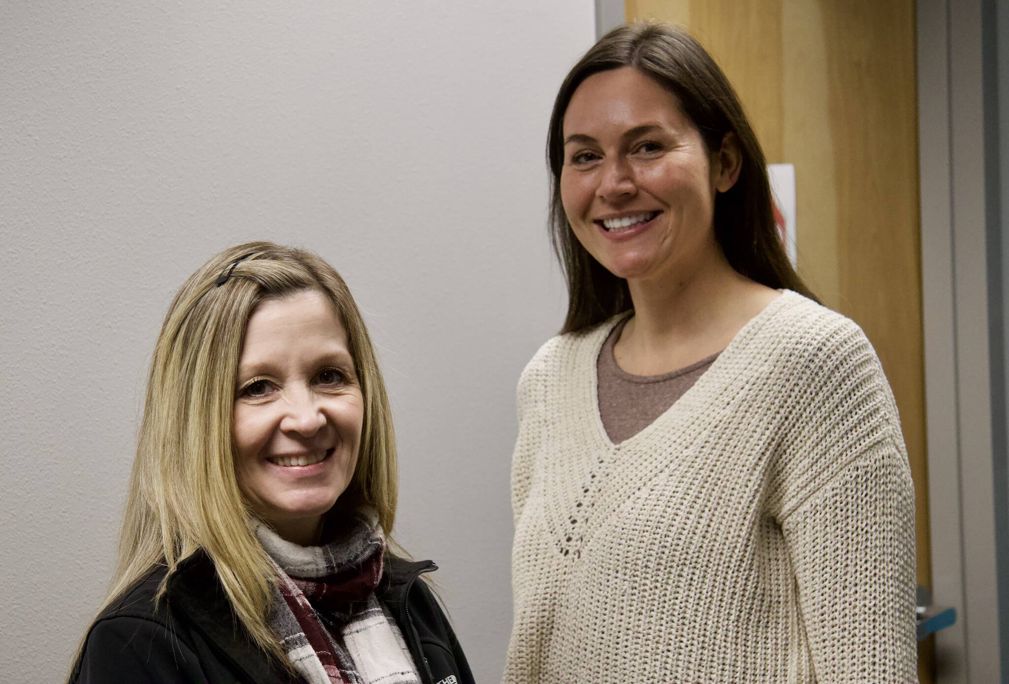 Photo: Rachel Rosen/Whidbey News-Times Soldan, Stephanie Martin, operations manager for the BlueSprig location in Oak Harbor and Kim Kokias clinical director.