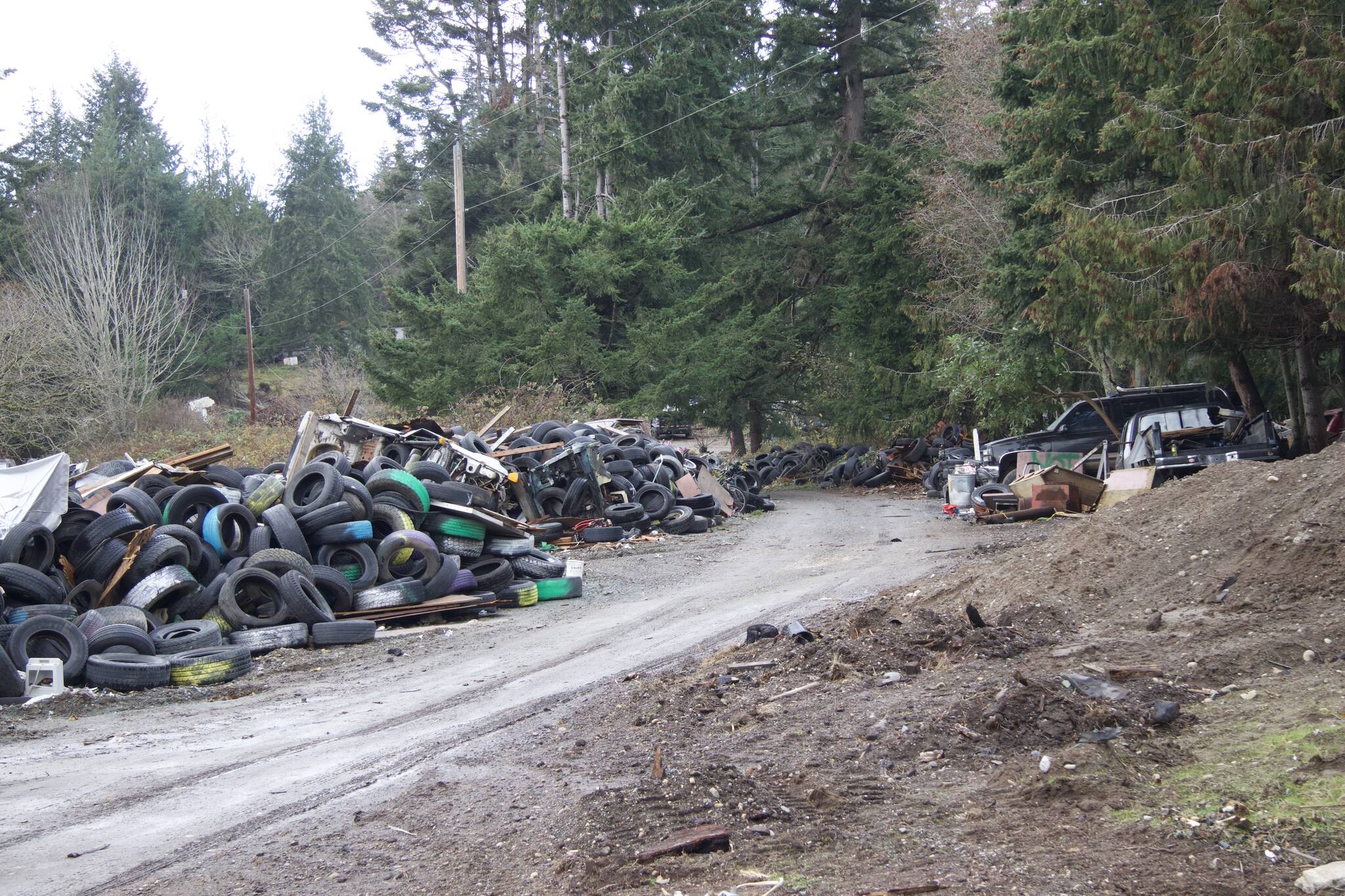 Cleanup underway at illegal dumpsite on North Whidbey South Whidbey
