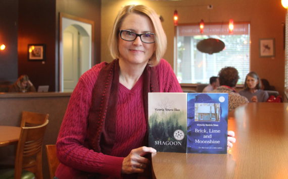 Photo by Karina Andrew/Whidbey News-Times
Whidbey author Victoria Shea will discuss her books, "Shagoon" and "Brick, Lime and Moonshine" at an event at Kingfisher Bookstore in February.