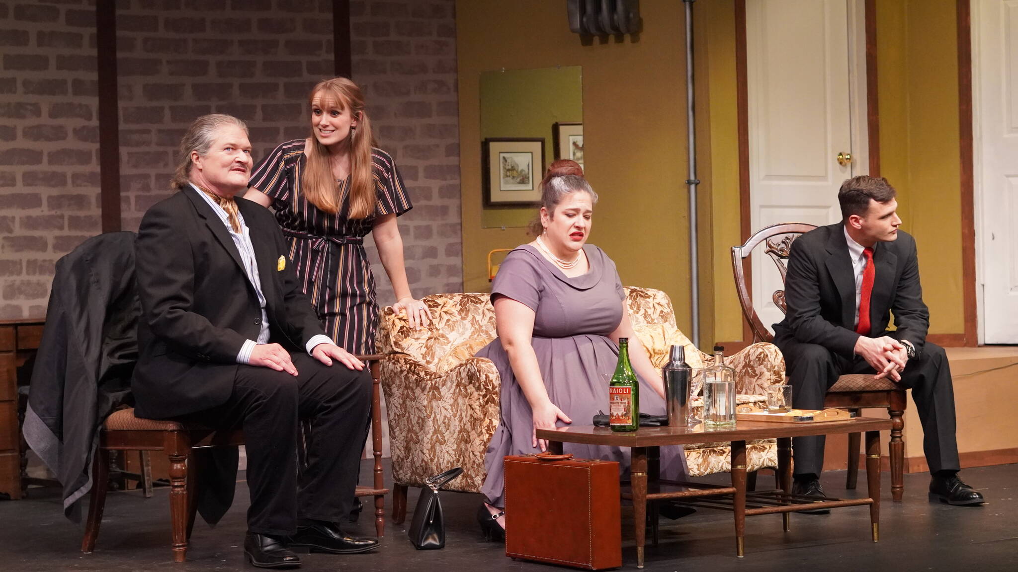 Photo by Wes Moran
From left, Steve DeHaven, Karina Andrew, Shealyn Christie and Connor Magnoli star in “Barefoot in the Park.”