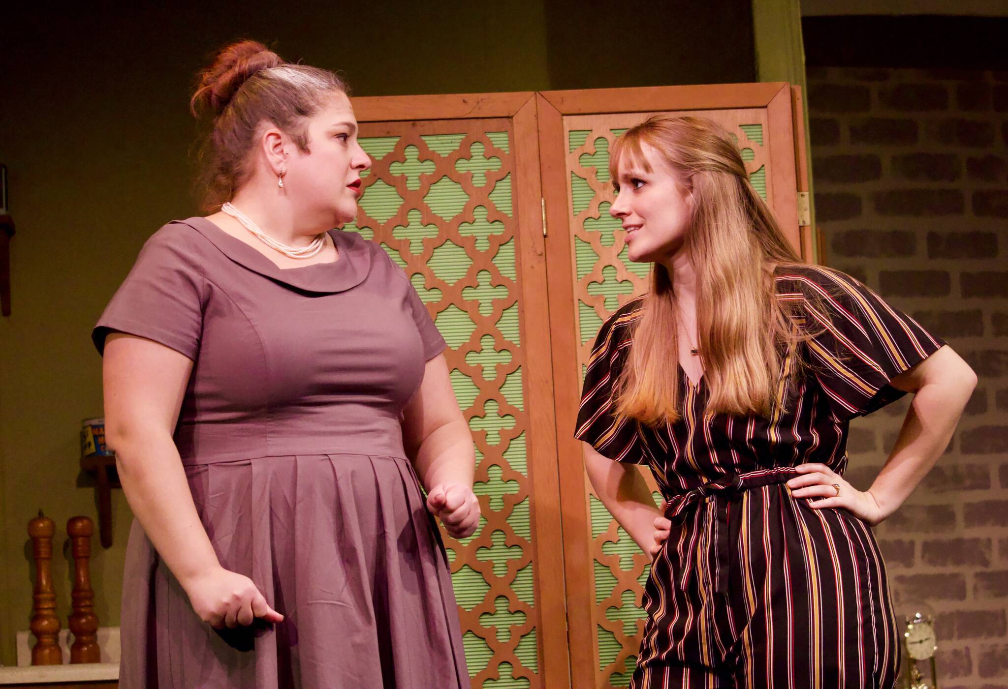 Photo by Rachel Rosen/Whidbey News-Times
Shealyn Christie (left) plays Ethel, Corie’s uptight mother.