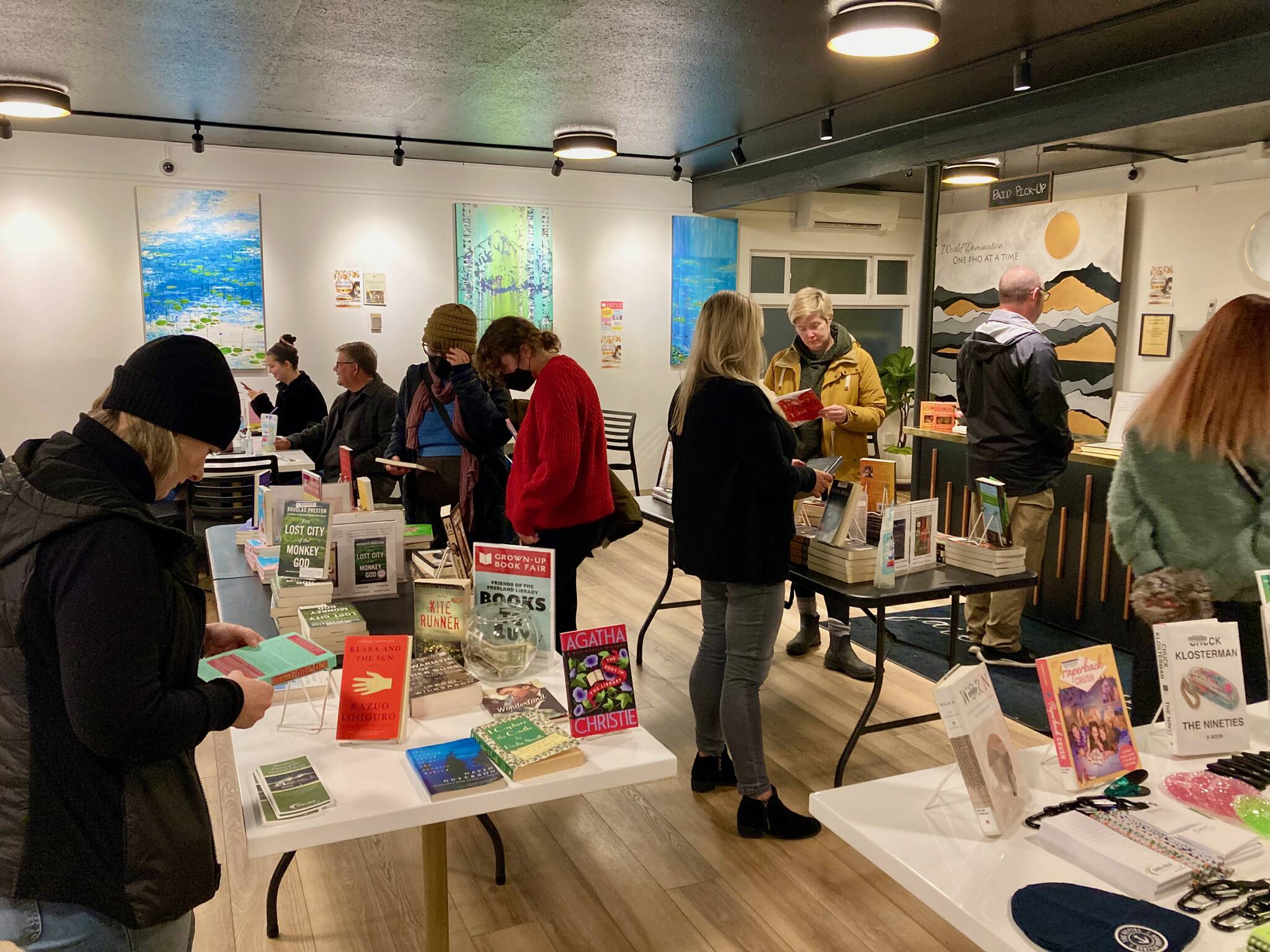 The first grown-up book fair at Fare Market took place last November. (Photo provided)