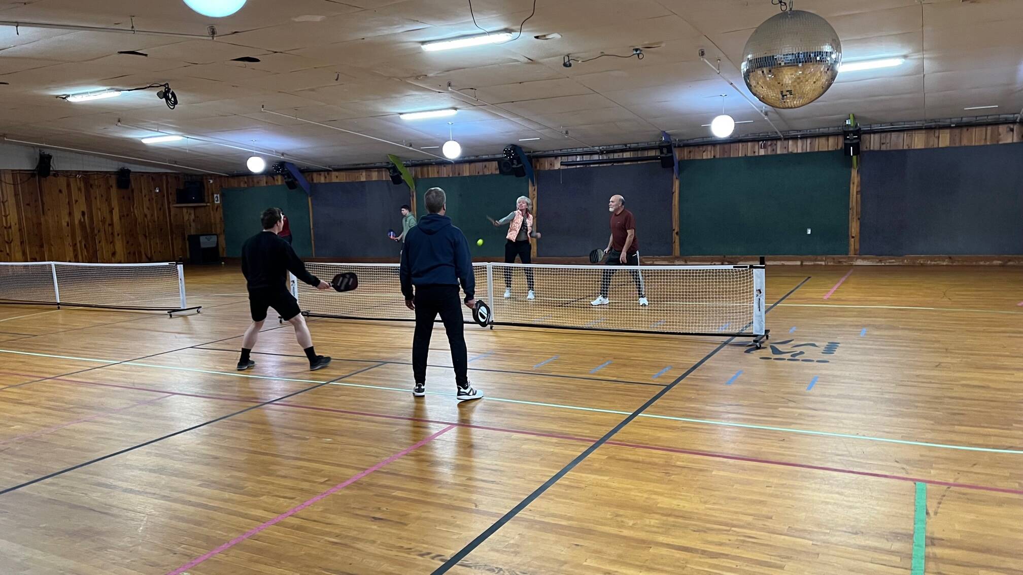 Photo provided
Indoor pickleball courts recently opened at the Roller Barn in Oak Harbor.