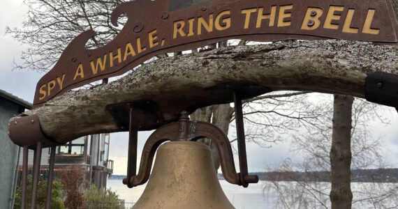 Photo provided
A new whale bell in Langley has been donated by Tom and Anna Larson.