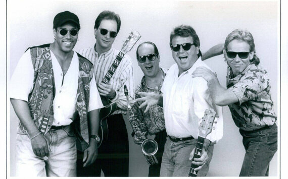 Gary Smith, second on the right, and the rest of The Lost Vuarnets band members pose for a promotional photo in 1993. (Source: <a href="https://www.ebay.com/itm/225452068534" target="_blank">ebay.com/itm/225452068534</a>)