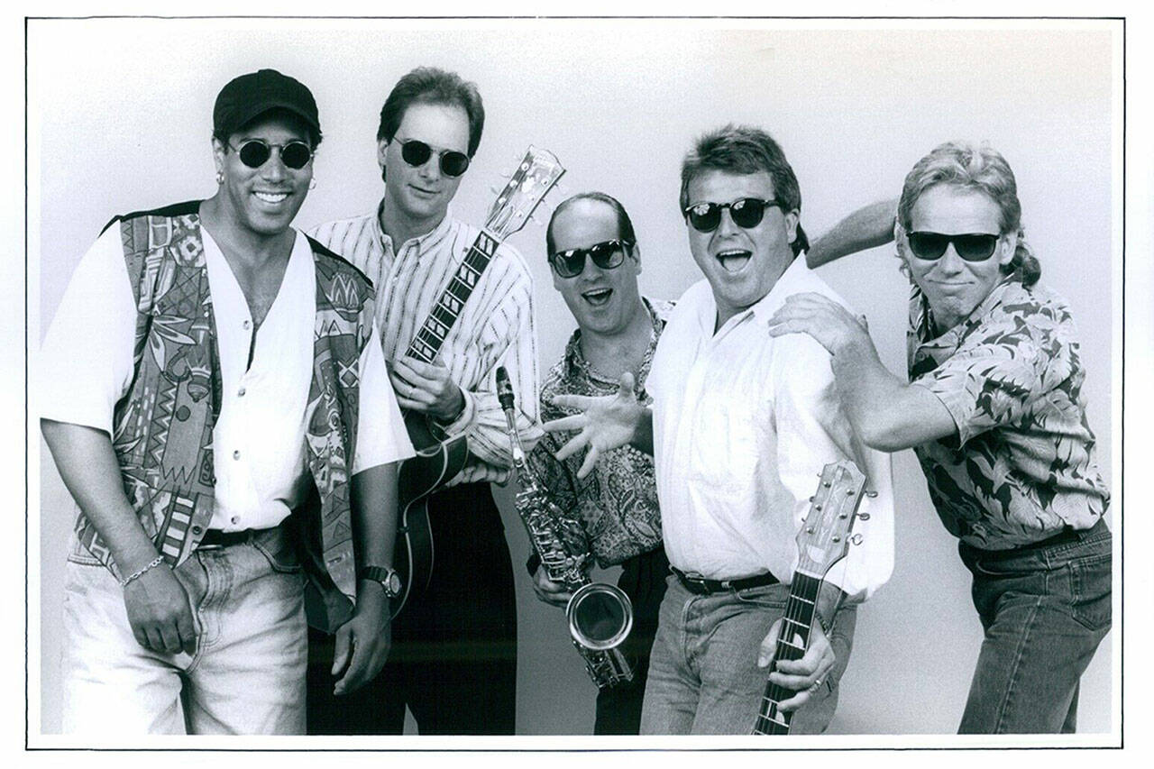 Gary Smith, second on the right, and the rest of The Lost Vuarnets band members pose for a promotional photo in 1993. (Source: <a href="https://www.ebay.com/itm/225452068534" target="_blank">ebay.com/itm/225452068534</a>)