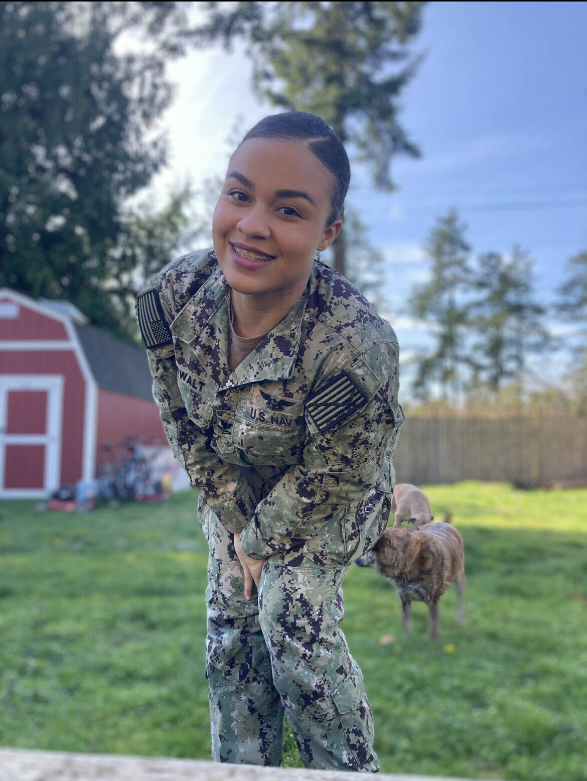 Rachel Oswalt is a Navy veteran and the host of the military mental health podcast Your Story Doesnt End Here. (Photo provided)