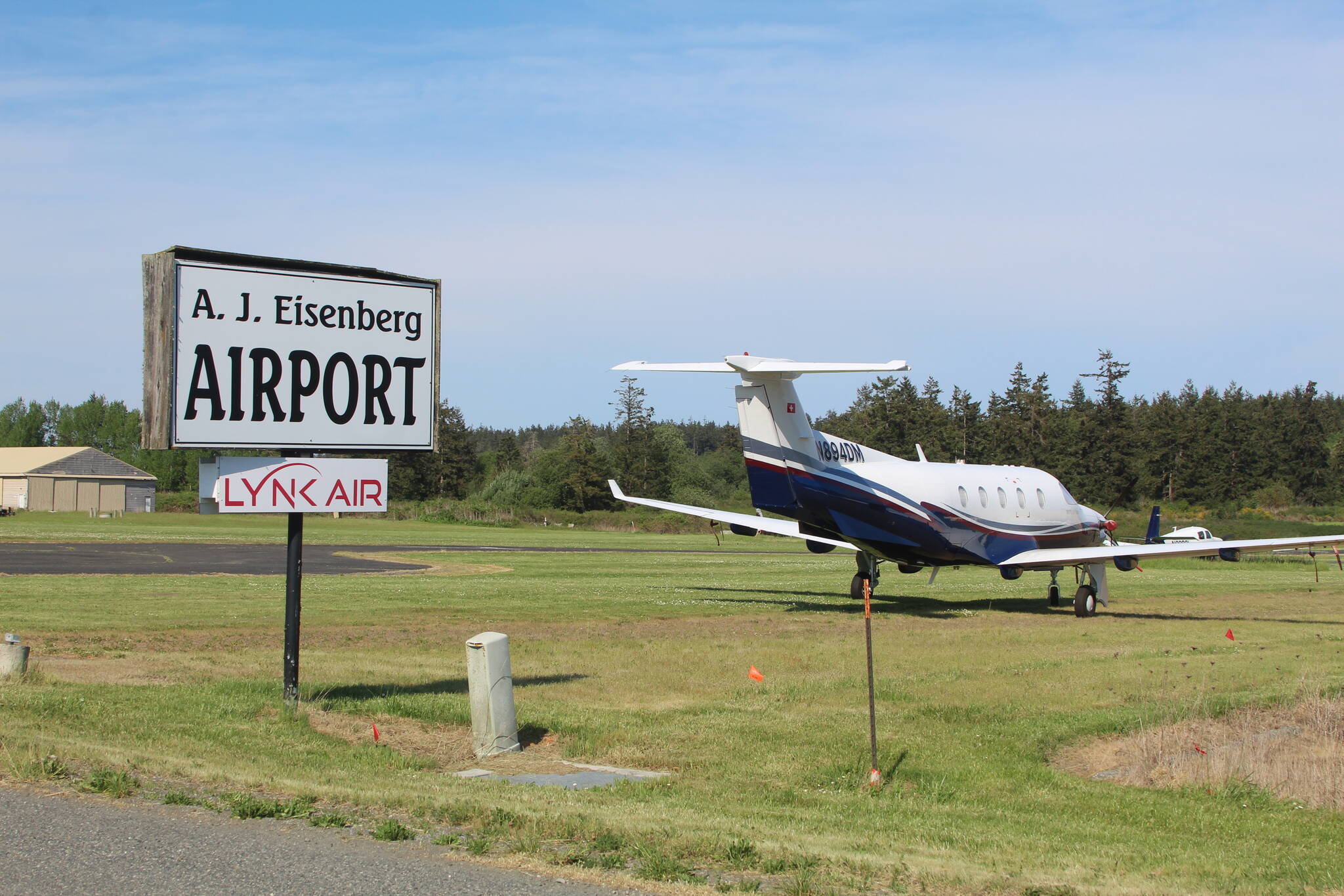 The Port of Coupeville has been approved for a bond to purchase the A.J. Eisenberg Airport in Oak Harbor. (Photo by Karina Andrew/Whidbey News-Times)