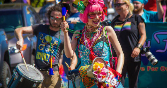 Langley pride parades were known for being colorful and joyous. (Photo by David Welton)