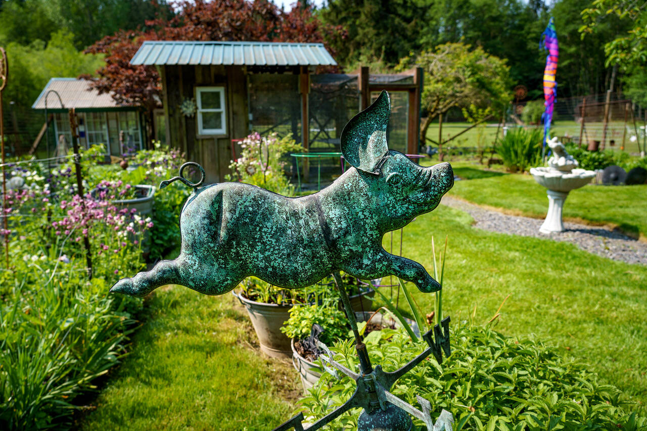 Photo by David Welton
Someday Farm has several eclectic objects scattered throughout.