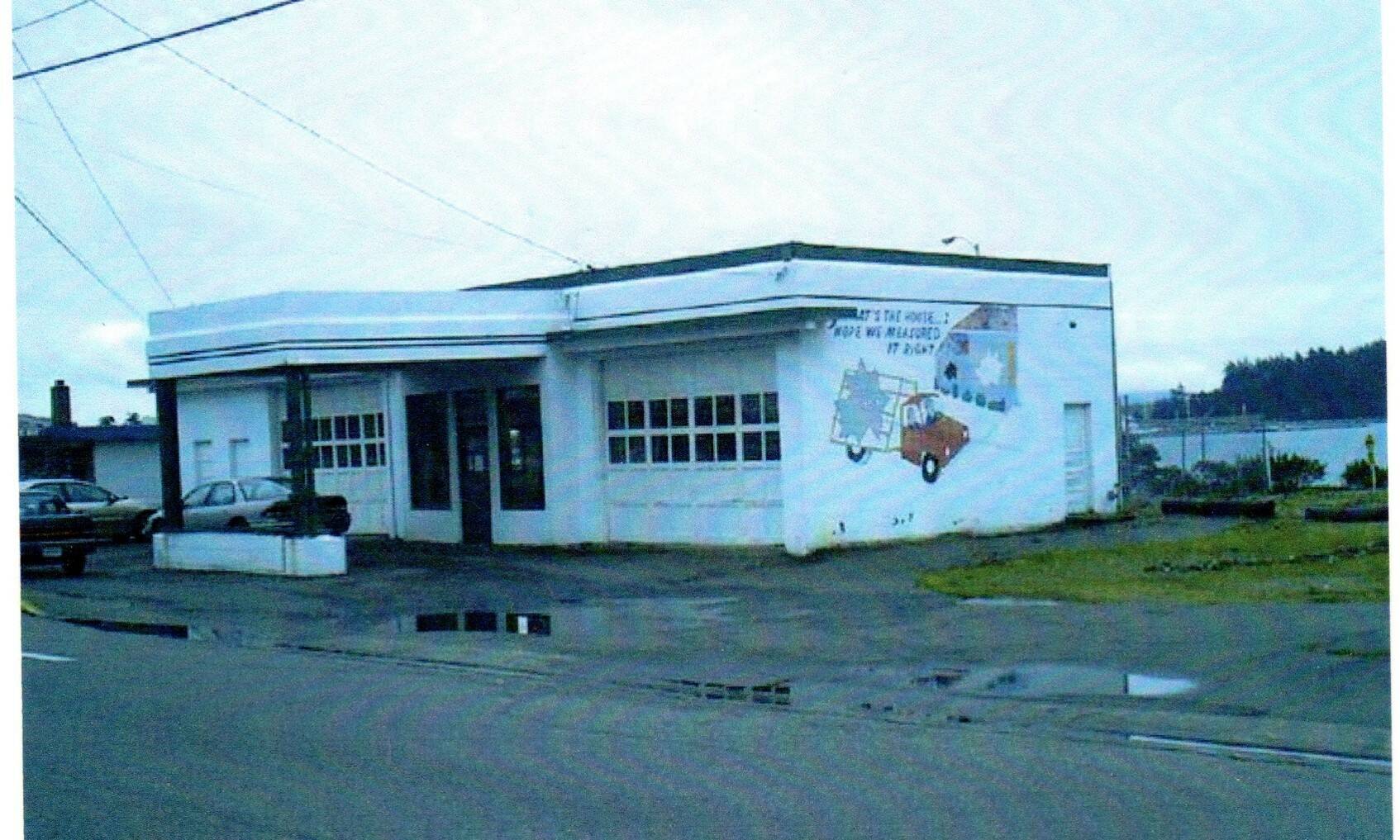 The gas station on Pioneer Way was the first home of what is now the Pacific Northwest Naval Air Museum.