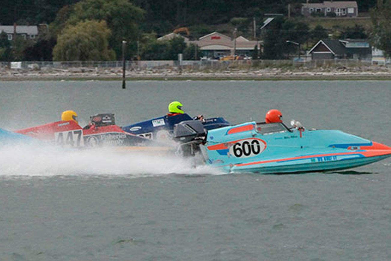 The hydroplane race “Hydros for Heroes” will return to Oak Harbor this weekend. (Whidbey News-Times file photo)