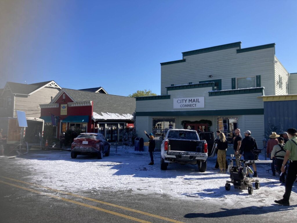Car commercial lets it snow in Langley | South Whidbey Record
