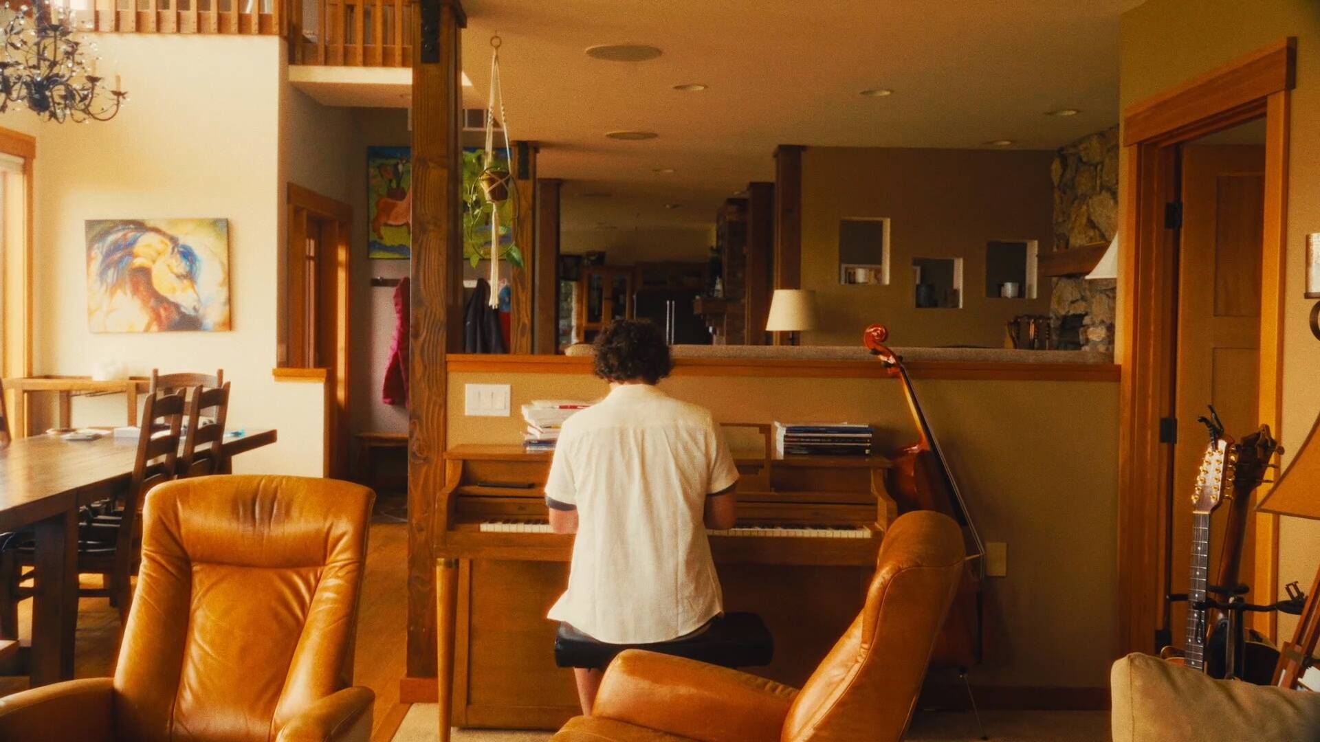 Photo provided
Grant Steller practices piano in his home in Coupeville.