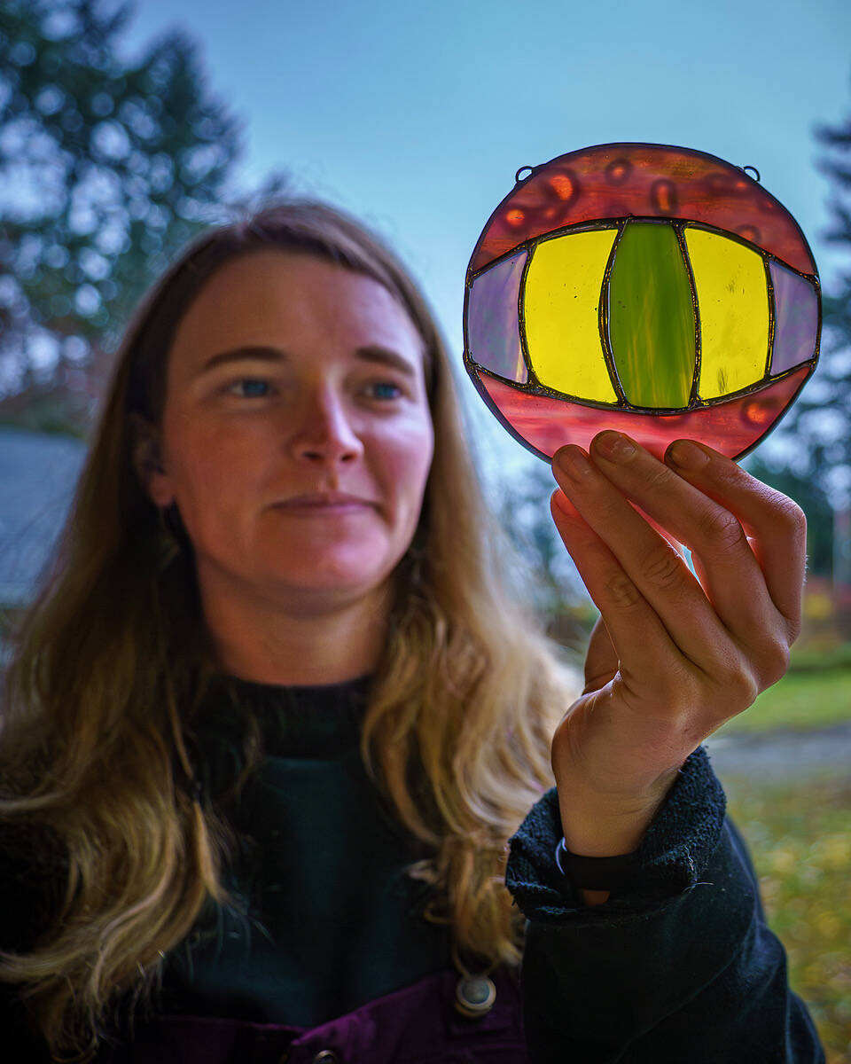 This piece reminds some people of the Eye of Sauron, and others of an alligator. (Photo by David Welton)